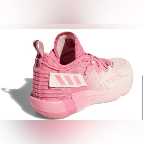 NWT. adidas. Dame 7 EXTPLY GCA D.O.L.L.A.' - Pink Rose. Size 8.5 - Picture 4 of 15
